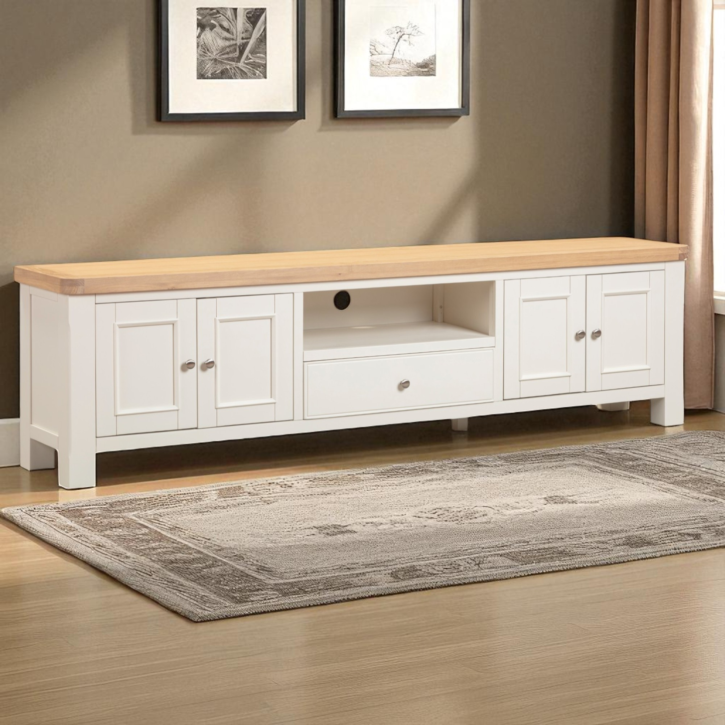 Chester Off-White Extra Large TV Unit