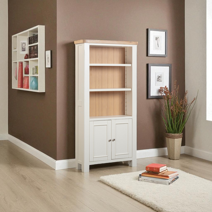 Chester Off-White Large Bookcase