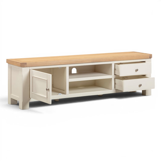 Chester Off-White Large TV Unit