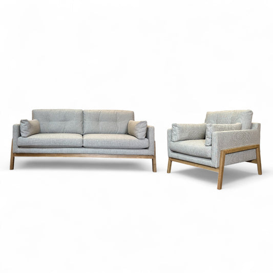 Cheswick Large Sofa and Armchair - Aston Biscuit | Ex Display