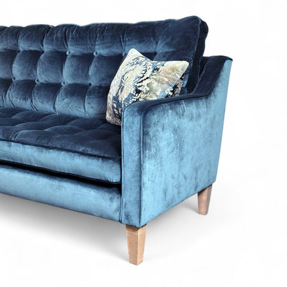 Clapham Corner Sofa - Indra Prussian | Ex Display