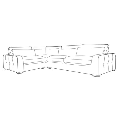 Corleone 2 Corner 1 Sofa - Pieces For Places