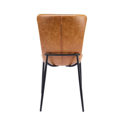 Ella Tan PU Leather Dining Chair