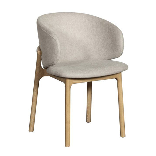 Finn Grey Fabric Dining Chair - Pieces For Places