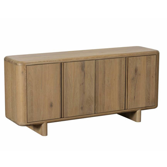 Finn Medium 165cm Oak 4 Door Sideboard - Pieces For Places