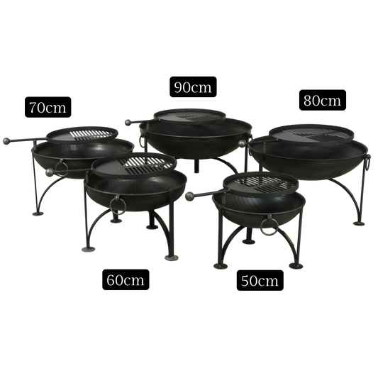 Arched Leg Fire Pits - 5 Sizes