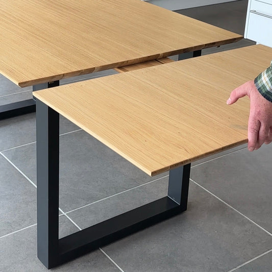 Flipper Oiled Oak Extending Dining Table