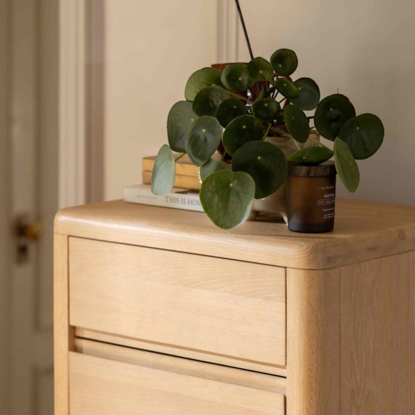 Flynn Solid Oak 5 Drawer Tall Chest