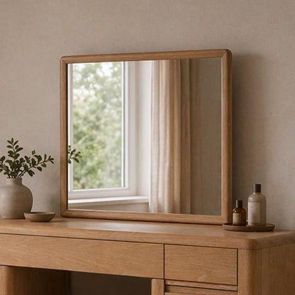 Flynn Solid Oak Dressing Table Mirror