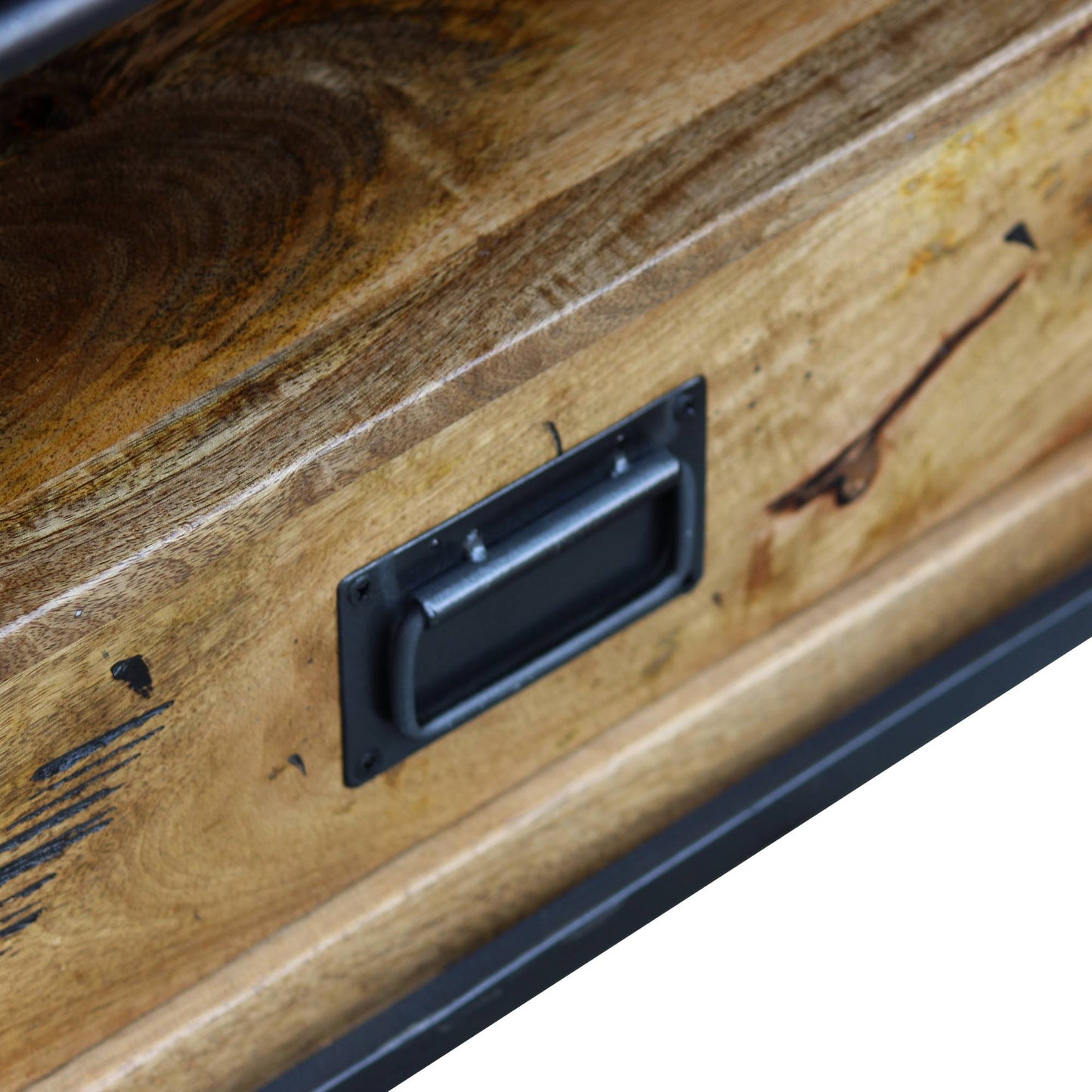 Foundry Mango Wood Medium Tv Unit - Pieces For Places