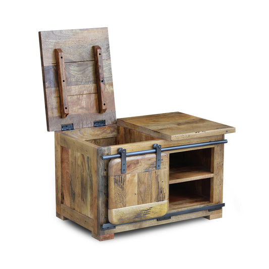 Foundry Mango Wood Storage Coffee Table - Pieces For Places