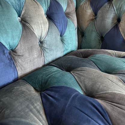 Garswood Velvet Patchwork Chesterfield