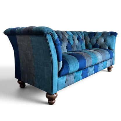 Garswood Velvet Patchwork Chesterfield