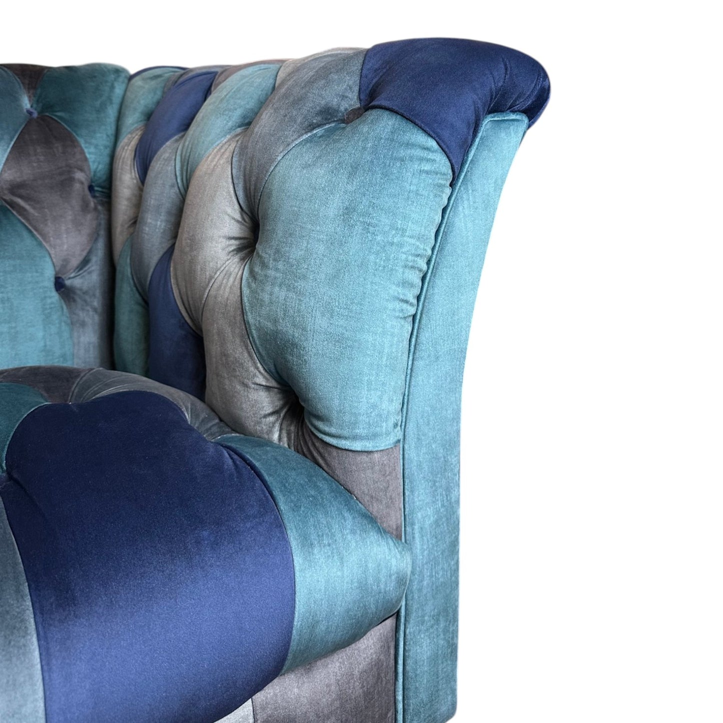 Garswood Velvet Patchwork Chesterfield