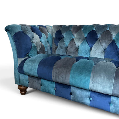 Garswood Velvet Patchwork Chesterfield