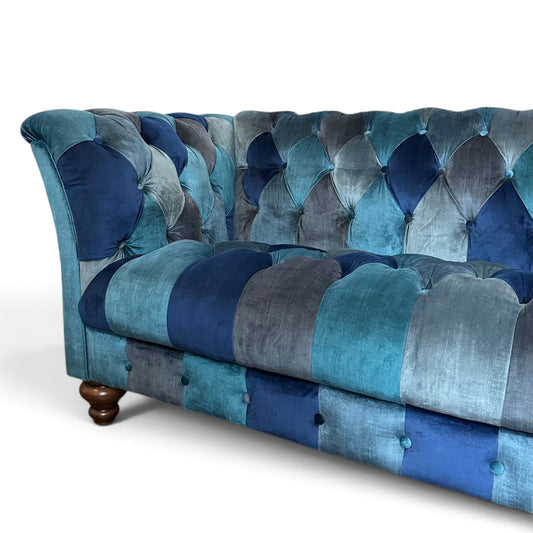 Garswood Velvet Patchwork Chesterfield