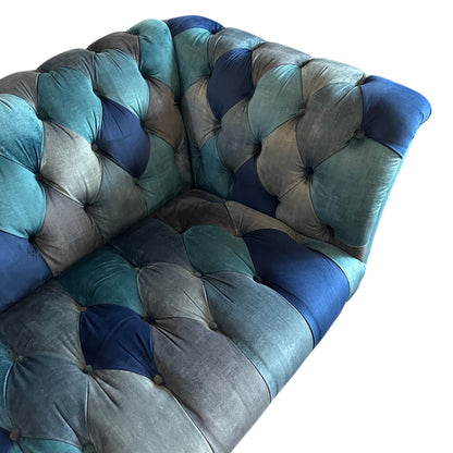 Garswood Velvet Patchwork Chesterfield