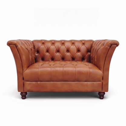 Garswood Leather Chesterfield Snuggler