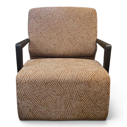 Laila Swivel Chair in Jute Terracotta - Ex Display