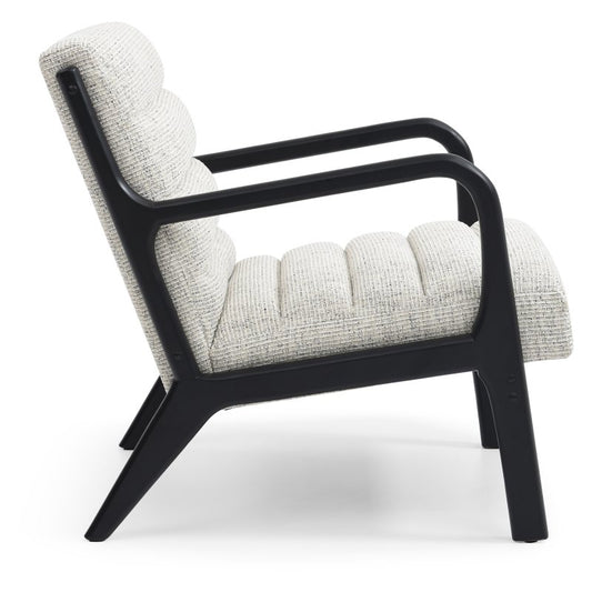 Iris Armchair in White Cord - Pieces For Places