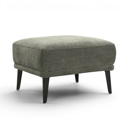 Jia Green Fabric Footstool