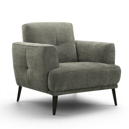 Jia Green Fabric Armchair