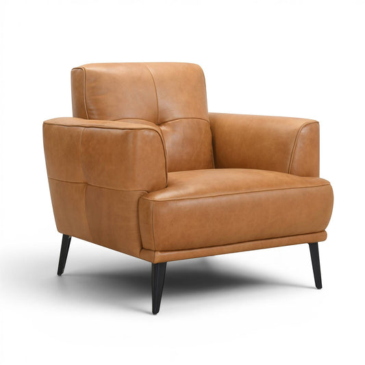 Jia Tan Leather Armchair - Pieces For Places