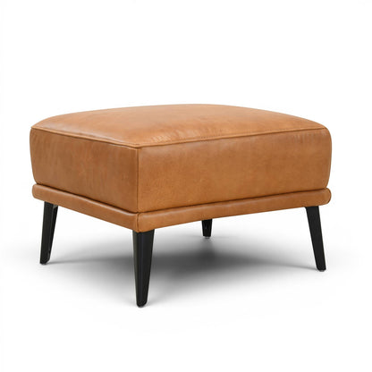 Jia Tan Leather Footstool - Pieces For Places