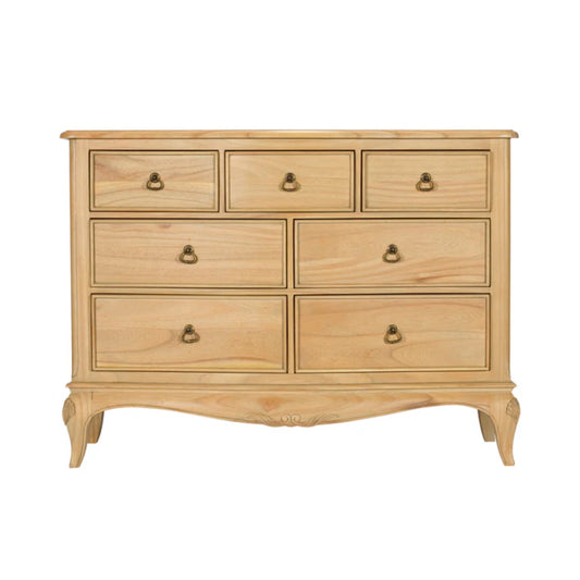 French Chic 7 Drawer Wide Chest - Pieces For Places