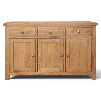 Marlowe Country Oak Large Sideboard