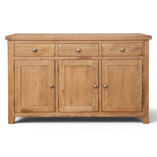 Marlowe Country Oak Large Sideboard