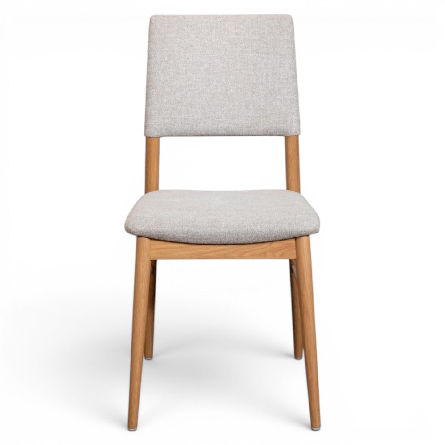 Maddison Upholstered Dining Chair With Stretcher - 2 Pack