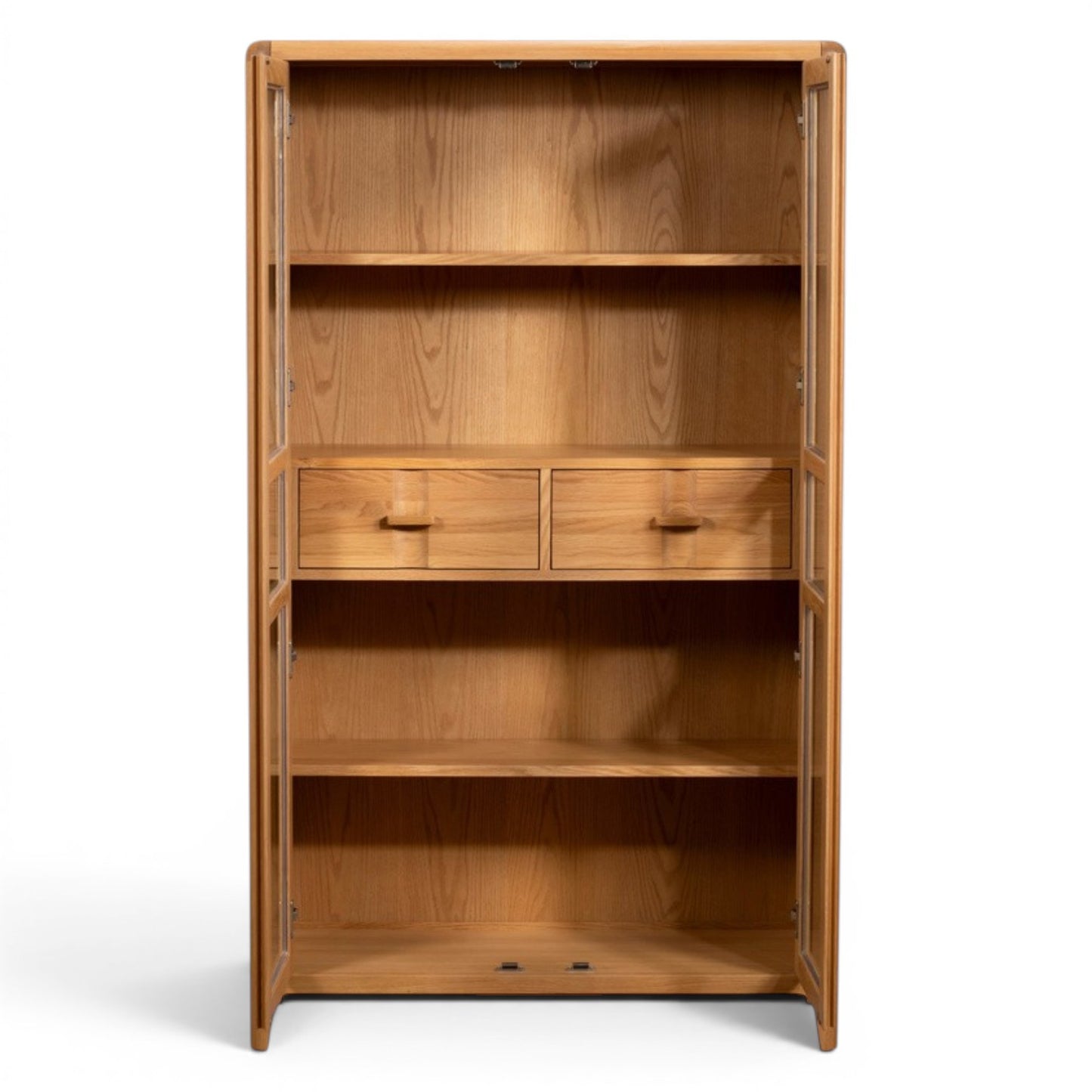Maddison Wide Oak Display Cabinet