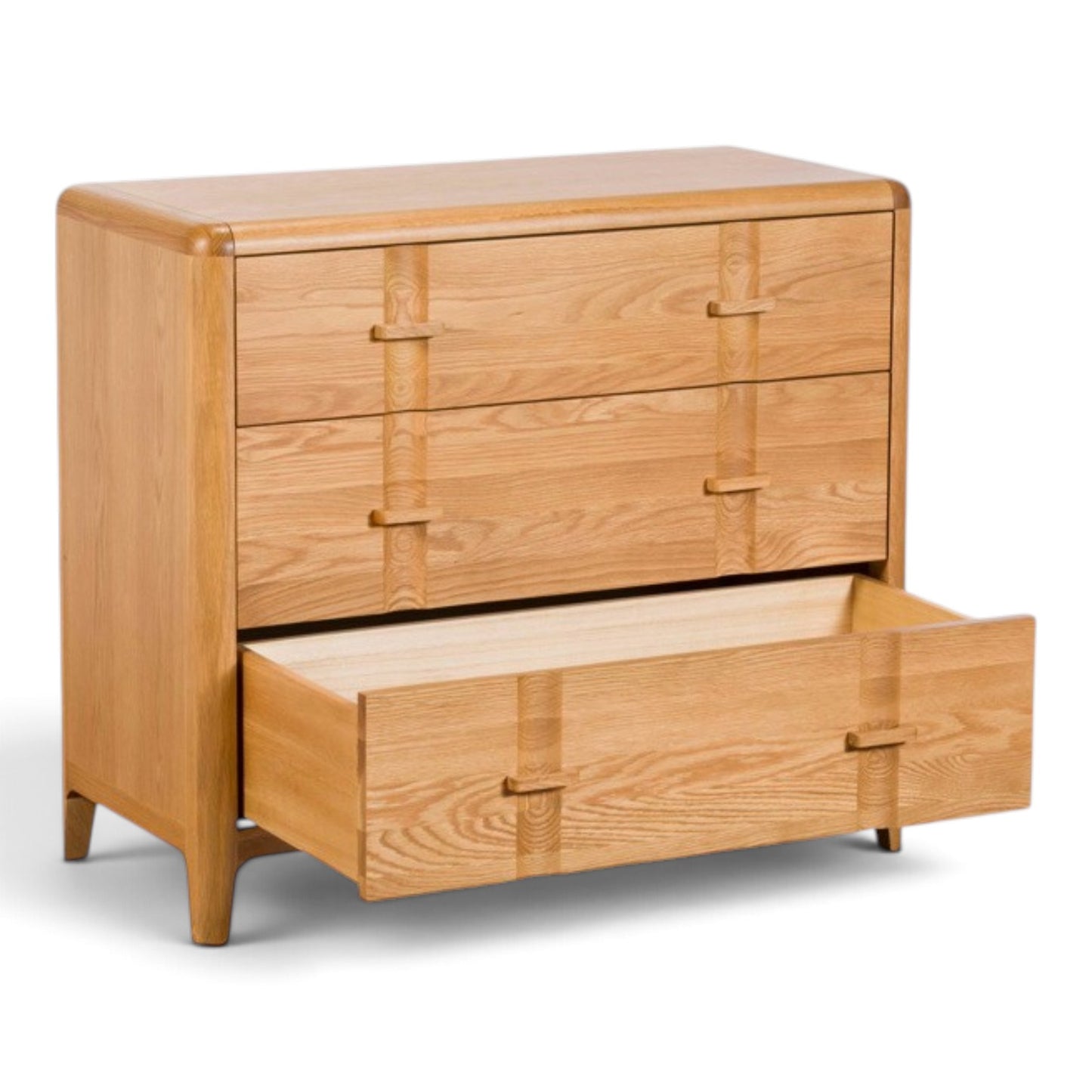 Maddison Oak 3 Drawer Chest