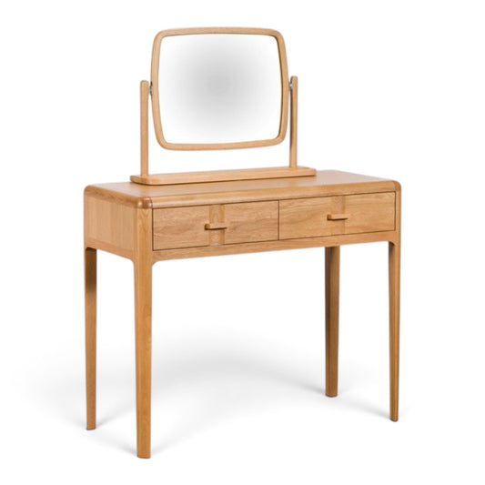 Maddison Oak Dressing Table with Mirror