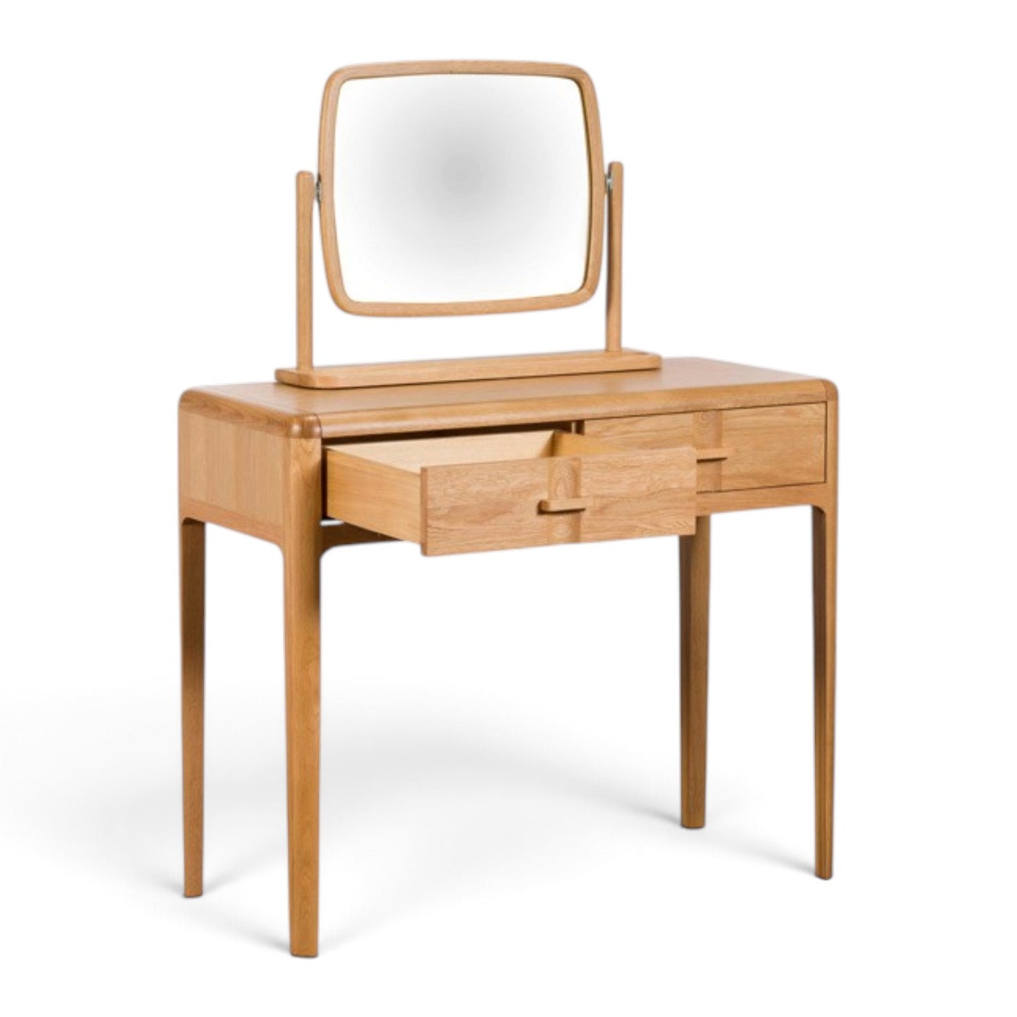 Maddison Oak Dressing Table with Mirror