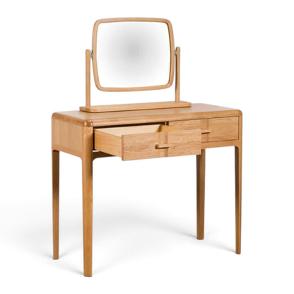 Maddison Oak Dressing Table with Mirror