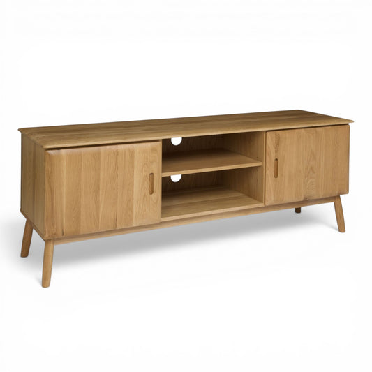 Malmback Oak 2 Door Tv Unit