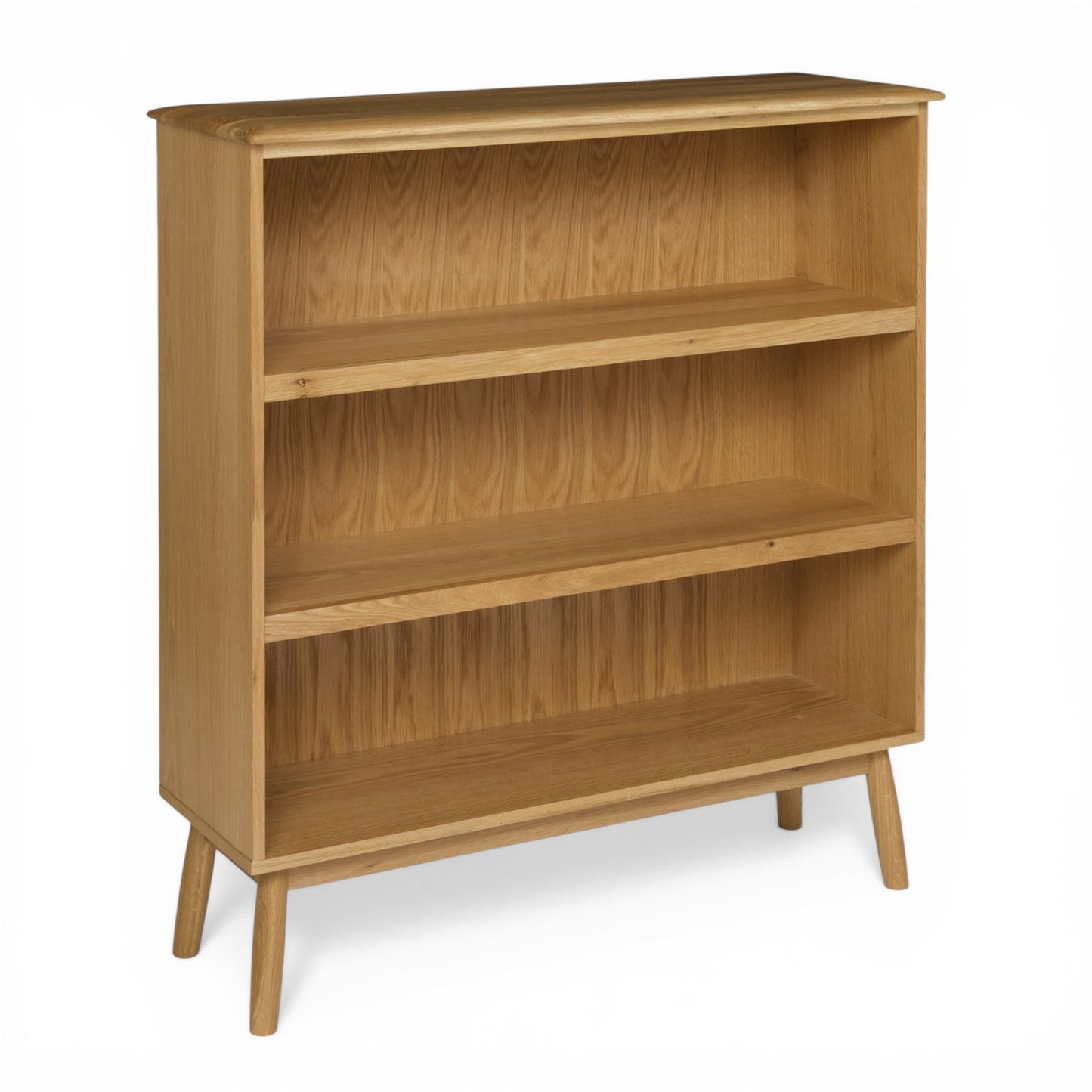 Malmback Oak Wide Bookcase