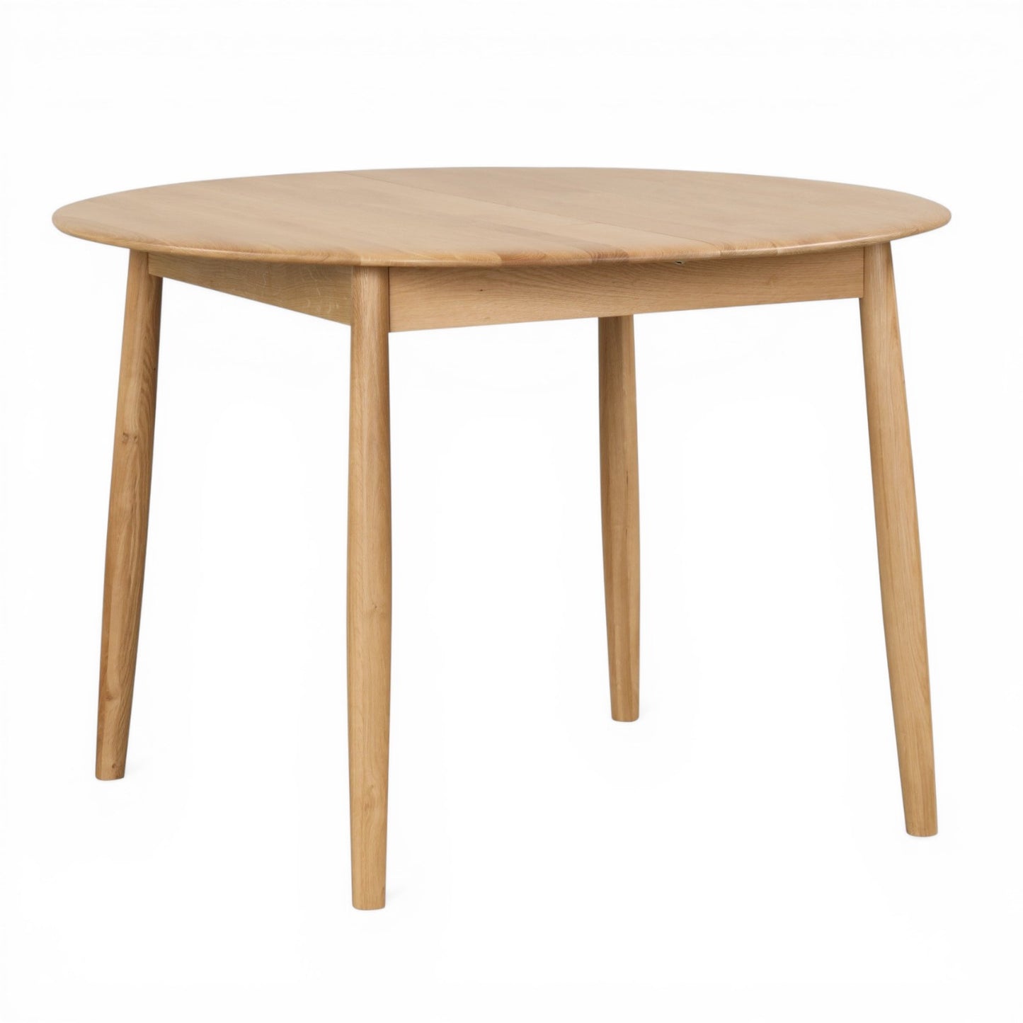 Malmback Round Oak Extending Dining Table