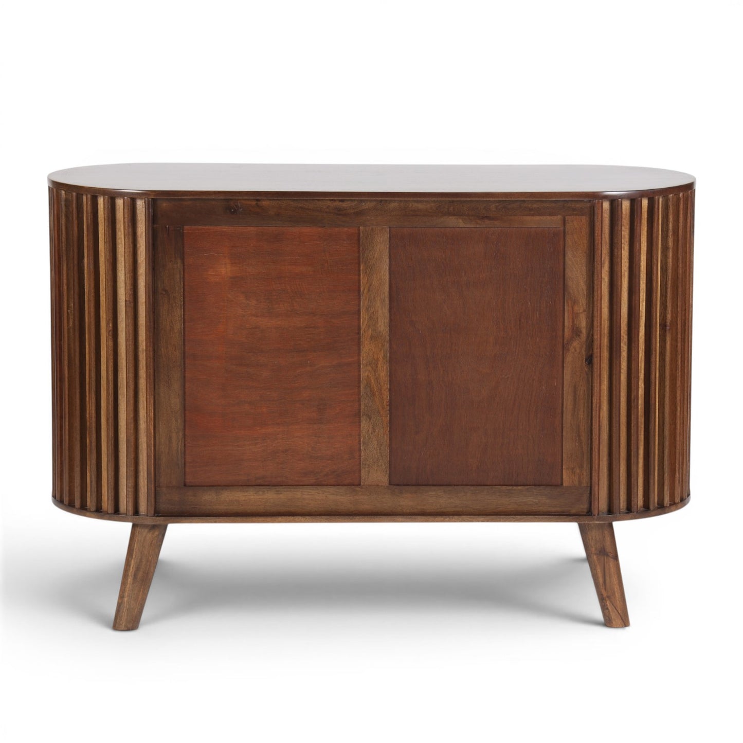 Mason Slatted Dark Mango Wood Small Sideboard