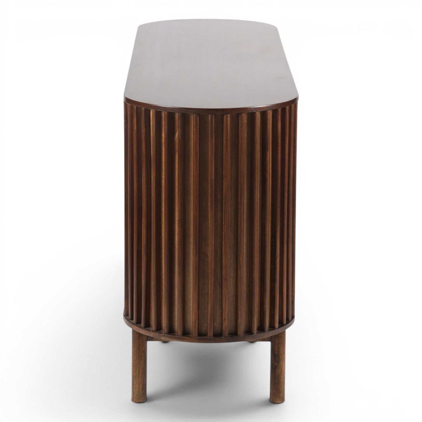 Mason Slatted Dark Mango Wood Sideboard