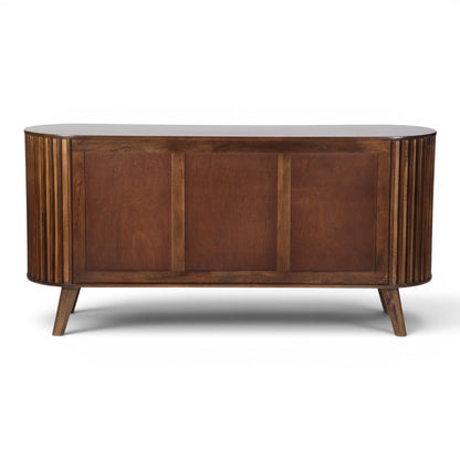 Mason Slatted Dark Mango Wood Sideboard