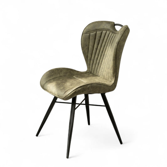 Mila Dining Chair - Olive Green - Pieces For Places
