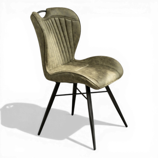 Mila Dining Chair - Olive Green
