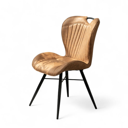Mila Dining Chair - Camel Brown - Pieces For Places