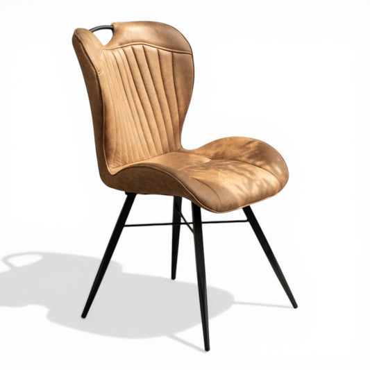 Mila Dining Chair - Camel Brown