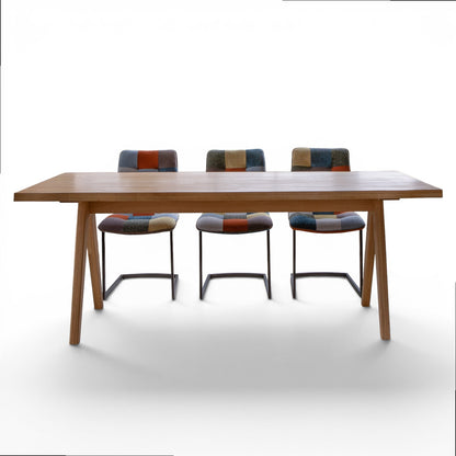 Modena European Oak 200cm Rectangle Dining Table
