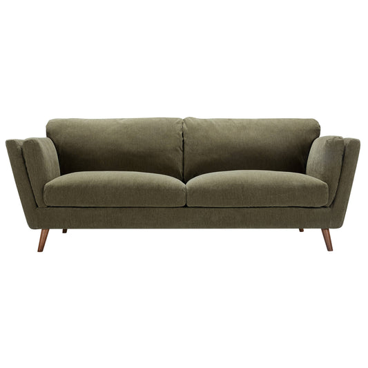 Nova - 3 Seater Moss Dark Green Corduroy - Pieces For Places