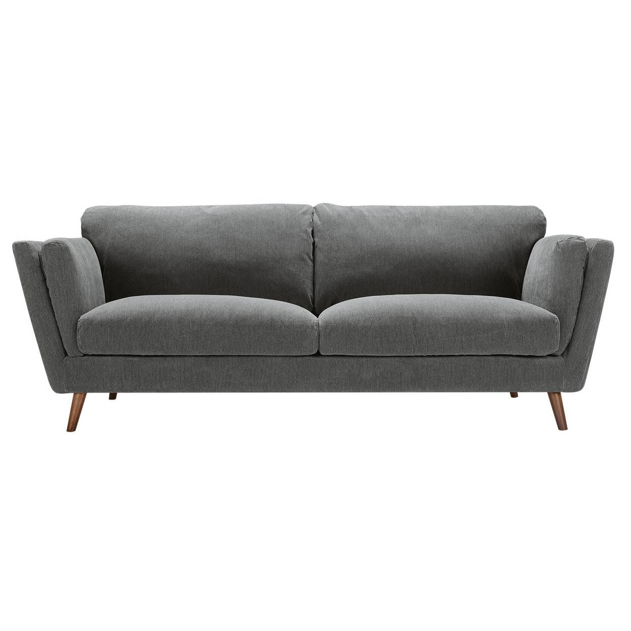 Nova - 3 Seater Moss Anthracite Corduroy - Pieces For Places